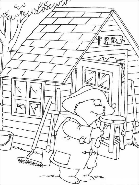 Tô màu Paddington Đáng Yêu dễ thương cho bé