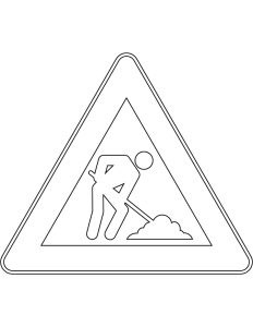 Tô màu phía trước đang thi công giúp bé rèn luyện khả năng tô màu