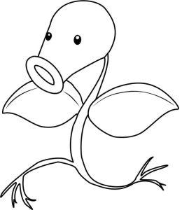 Tô màu Pokemon Bellsprout cho bé tập tô