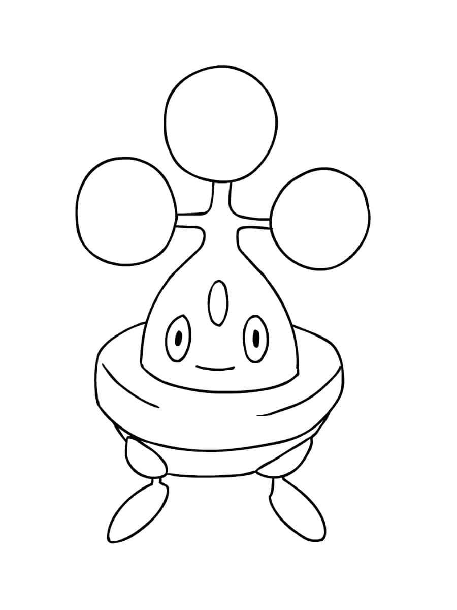 Tô màu Pokemon Bonsly