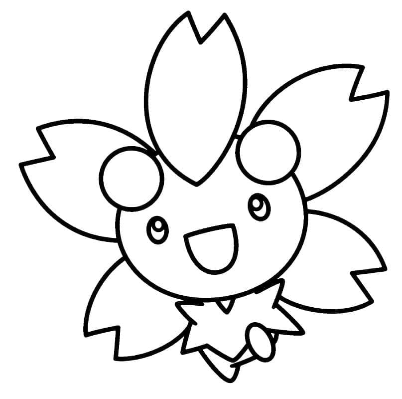 Tô màu Pokemon Cherrim