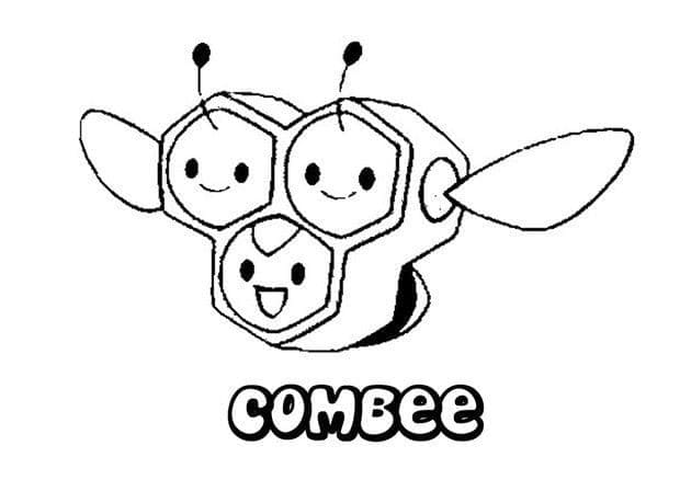Tô màu Pokemon Combee