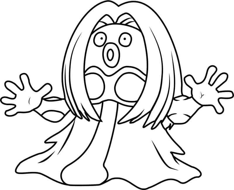 Tô màu Pokemon Jynx giúp bé rèn luyện khả năng tô màu