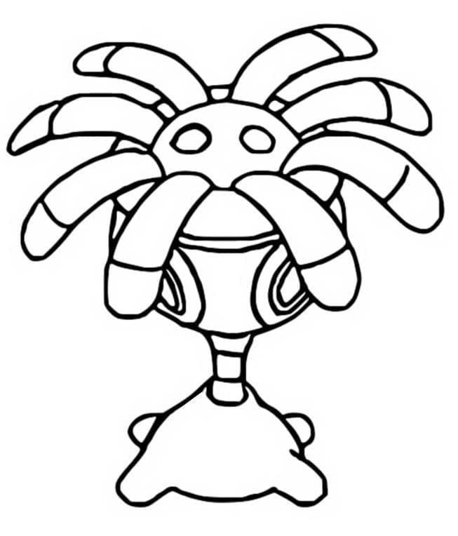 Tô màu Pokemon Lileep dễ thương cho bé