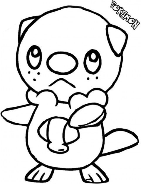 Tô màu pokemon mijumura cho bé tập tô