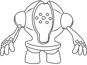 Tô màu Pokemon Registeel