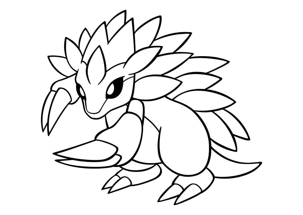 Tô màu Pokemon Sandslash