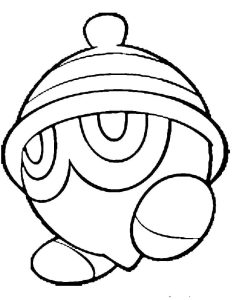 Tô màu Pokemon Seedot cho bé tập tô