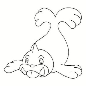 Tô màu Pokemon Seel cho bé tập tô