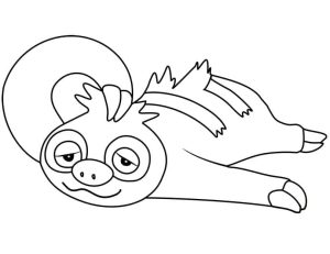 Tô màu Pokemon Slakoth dễ thương cho bé