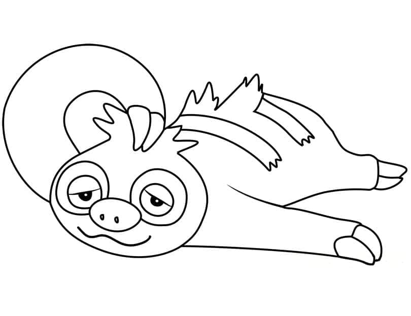 Tô màu Pokemon Slakoth dễ thương cho bé