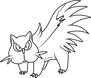 Tô màu Pokemon Stunky giúp bé rèn luyện khả năng tô màu
