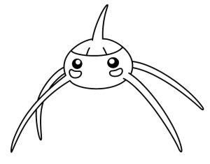 Tô màu Pokemon Surskit giúp bé rèn luyện khả năng tô màu