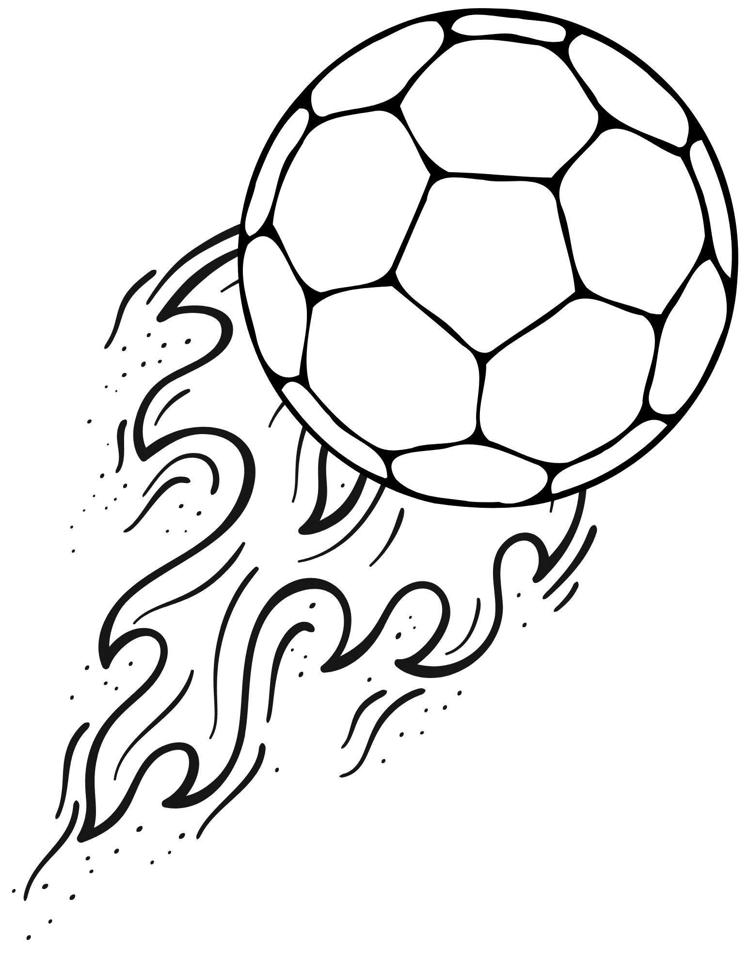 Tô màu Quả Bóng Đang Bay