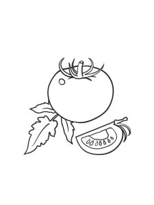 Tô màu Quả Cà Chua Ngon giúp bé rèn luyện khả năng tô màu