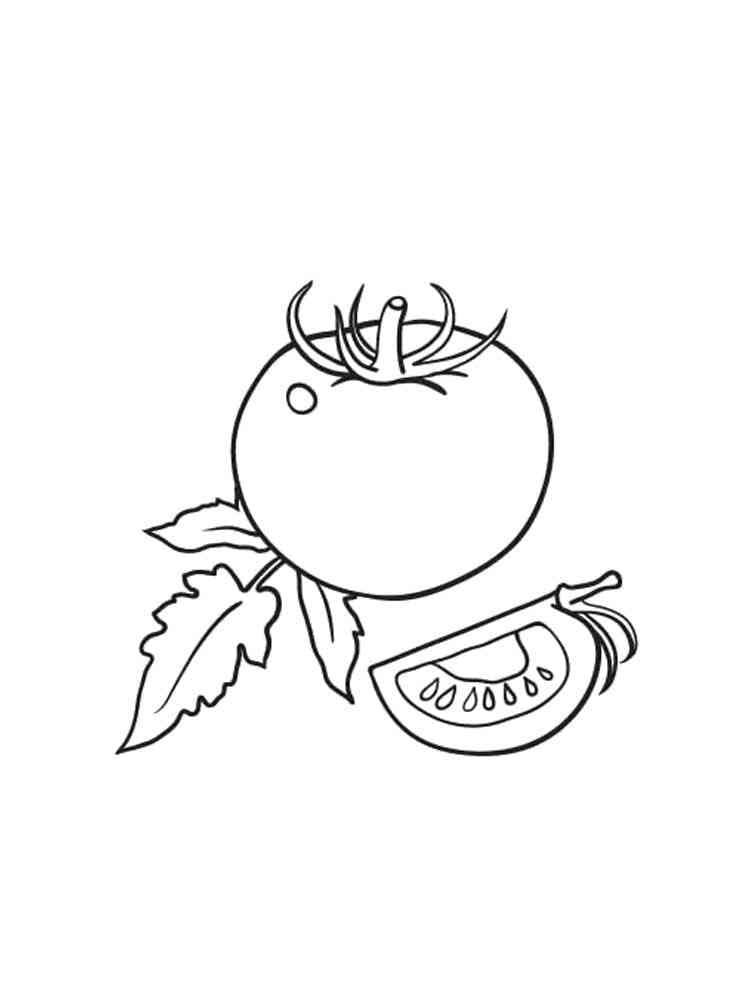 Tô màu Quả Cà Chua Ngon giúp bé rèn luyện khả năng tô màu