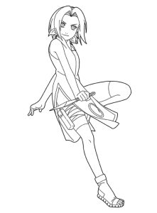 Tô màu Sakura Mỉm Cười cho bé tập tô