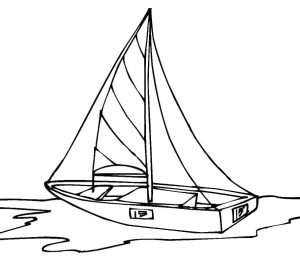 Tô màu Thuyền Buồm Đẹp giúp bé rèn luyện khả năng tô màu