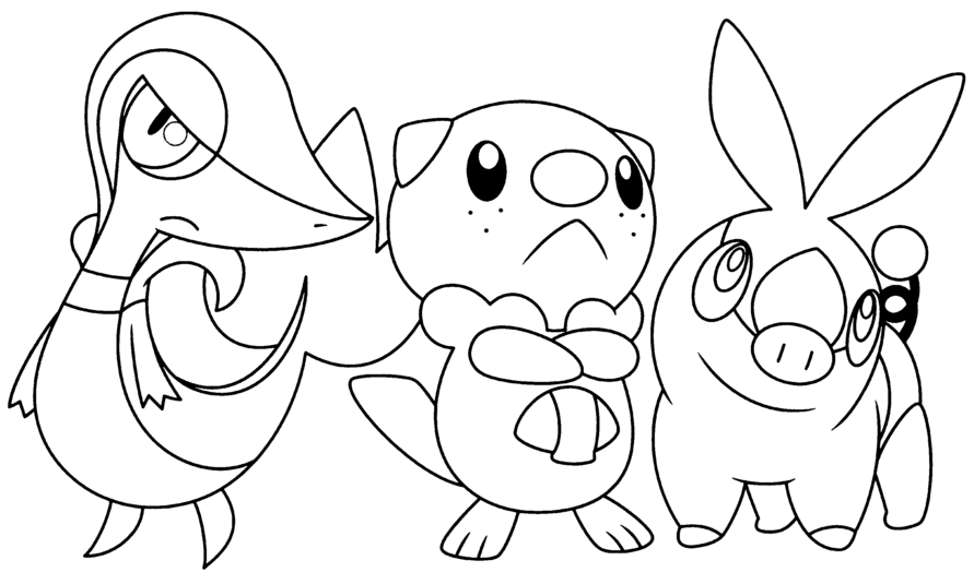 Tô màu tsutarja, mijumura, pokabu giúp bé rèn luyện khả năng tô màu