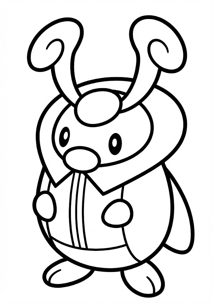 Tô màu Pokemon Kricketot