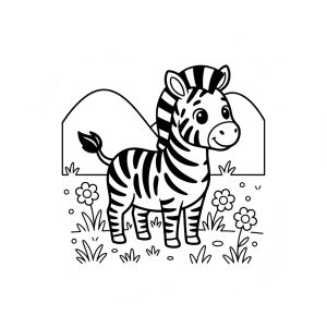 Con Ngựa Vằn Dễ Thương