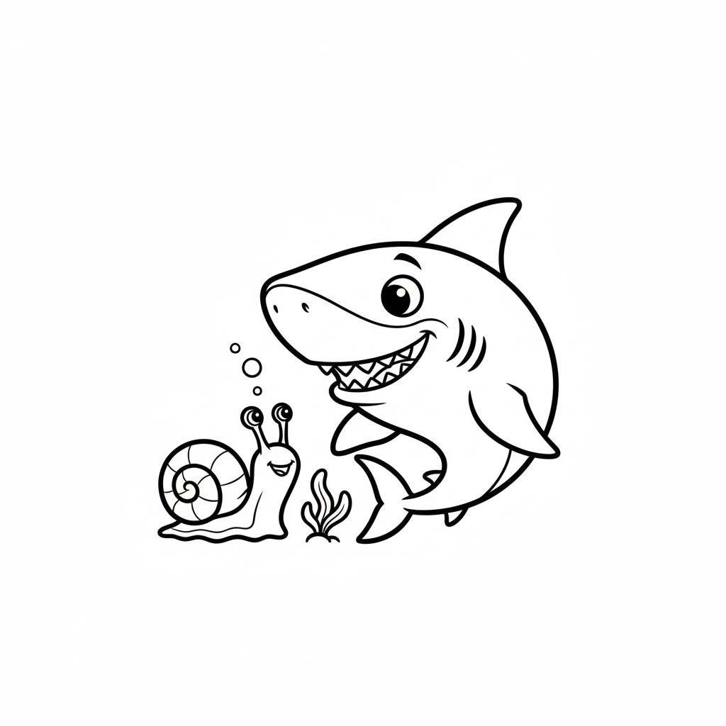 Con Ốc Sên và Cá Mập