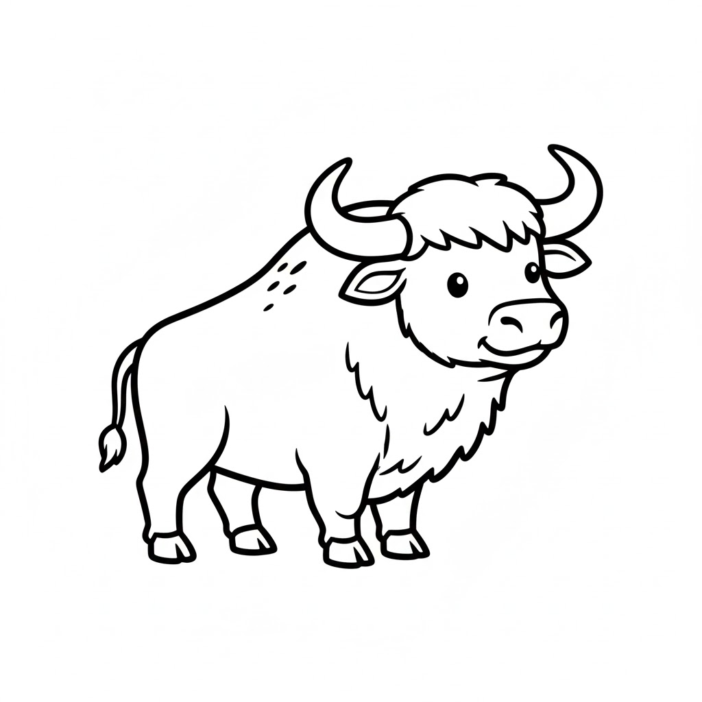 Con Trâu Cách Điệu