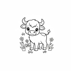 Con Trâu Nhỏ Dễ Thương