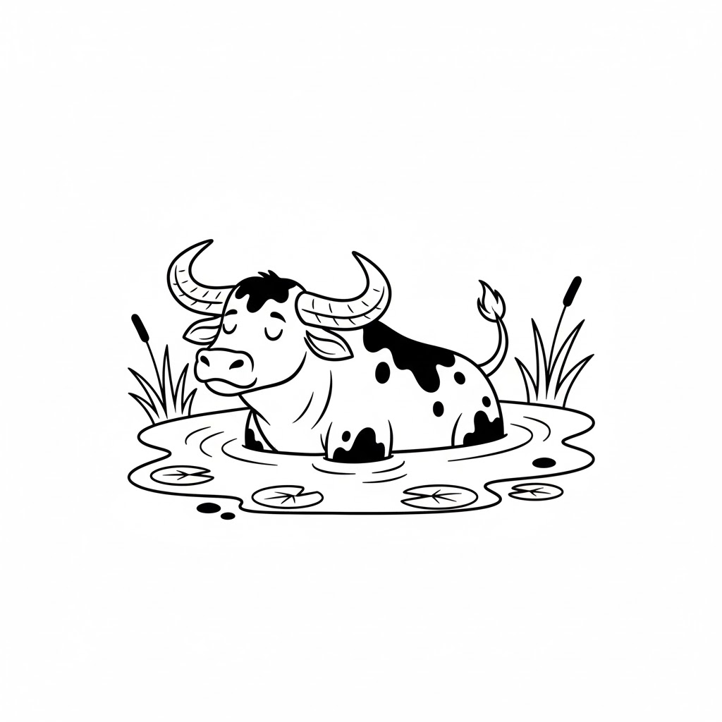 Con Trâu Trong Đầm Lầy