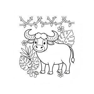 Con Trâu Trong Rừng