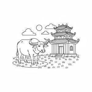 Con Trâu Và Ngôi Chùa