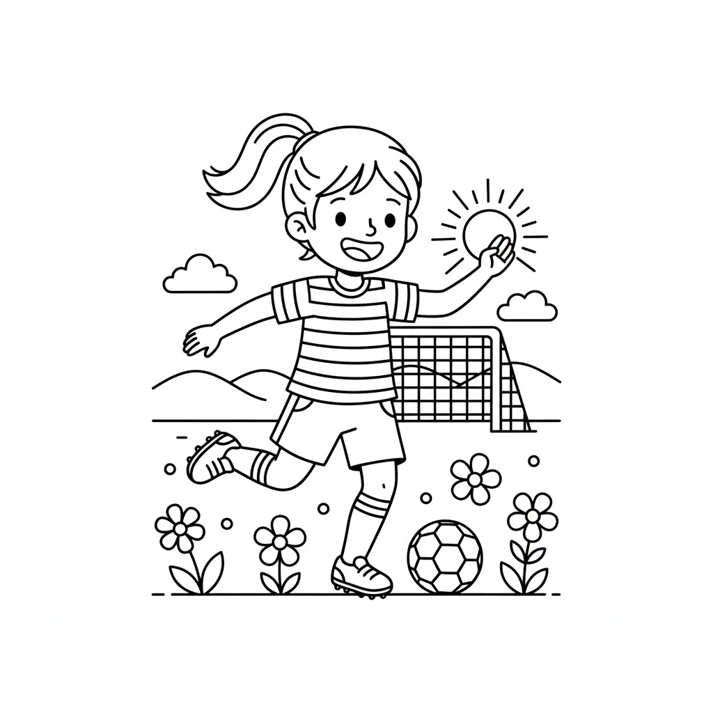 Cô Bé Đá Bóng