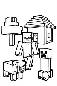 Hình Tô Màu Minecraft