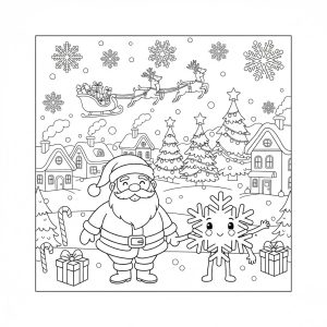 Ông Già Noel và Bông Tuyết