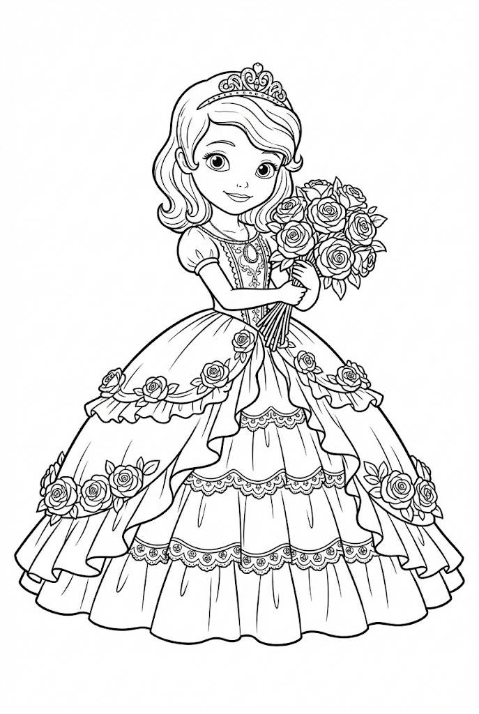 Sofia Với Hoa Hồng