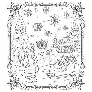 Tô Màu Bé và Bông Tuyết