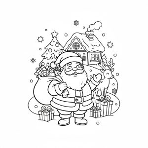 Tô Màu Ông Già Noel Đáng Yêu