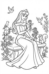 Tô màu Aurora Quyến Rũ