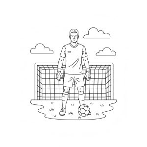 Tô màu Cầu Thủ Bóng Đá Gianluigi Donnarumma