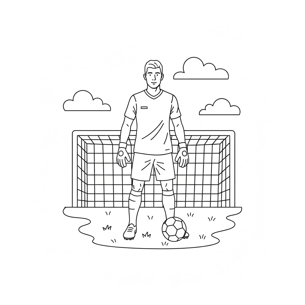 Tô màu Cầu Thủ Bóng Đá Gianluigi Donnarumma