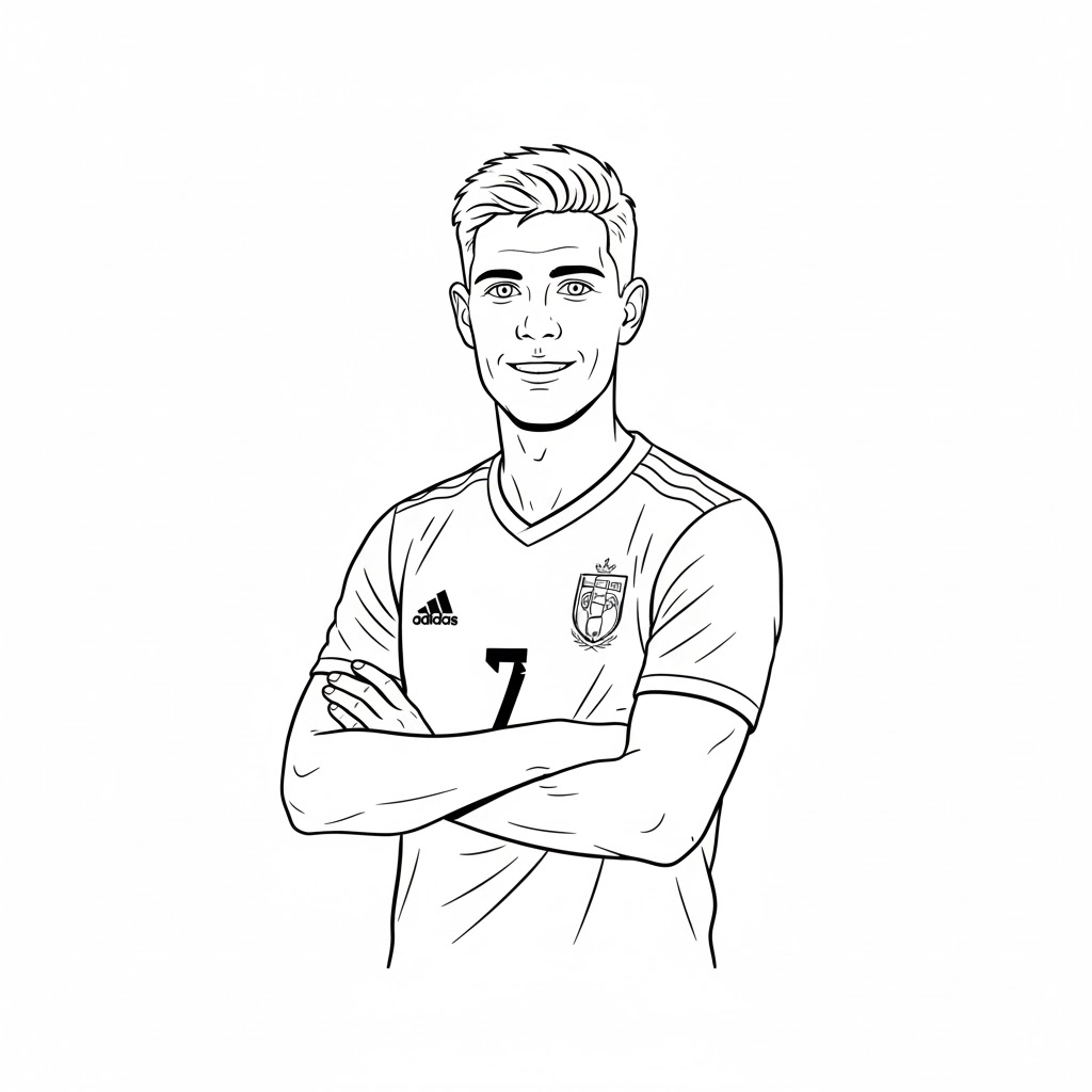 Tô màu Cầu Thủ Bóng Đá Kevin de Bruyne