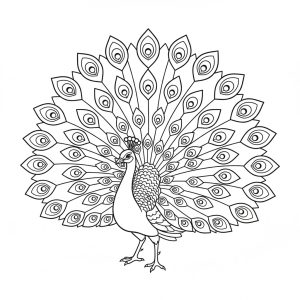 Tô màu Con Công Đẹp