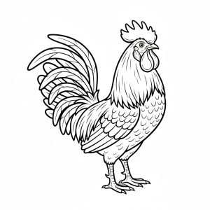 Tô màu Con Gà Cực Đẹp