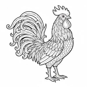 Tô màu Con Gà Đẹp