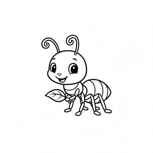 Tô màu Con Kiến Nhỏ Bé