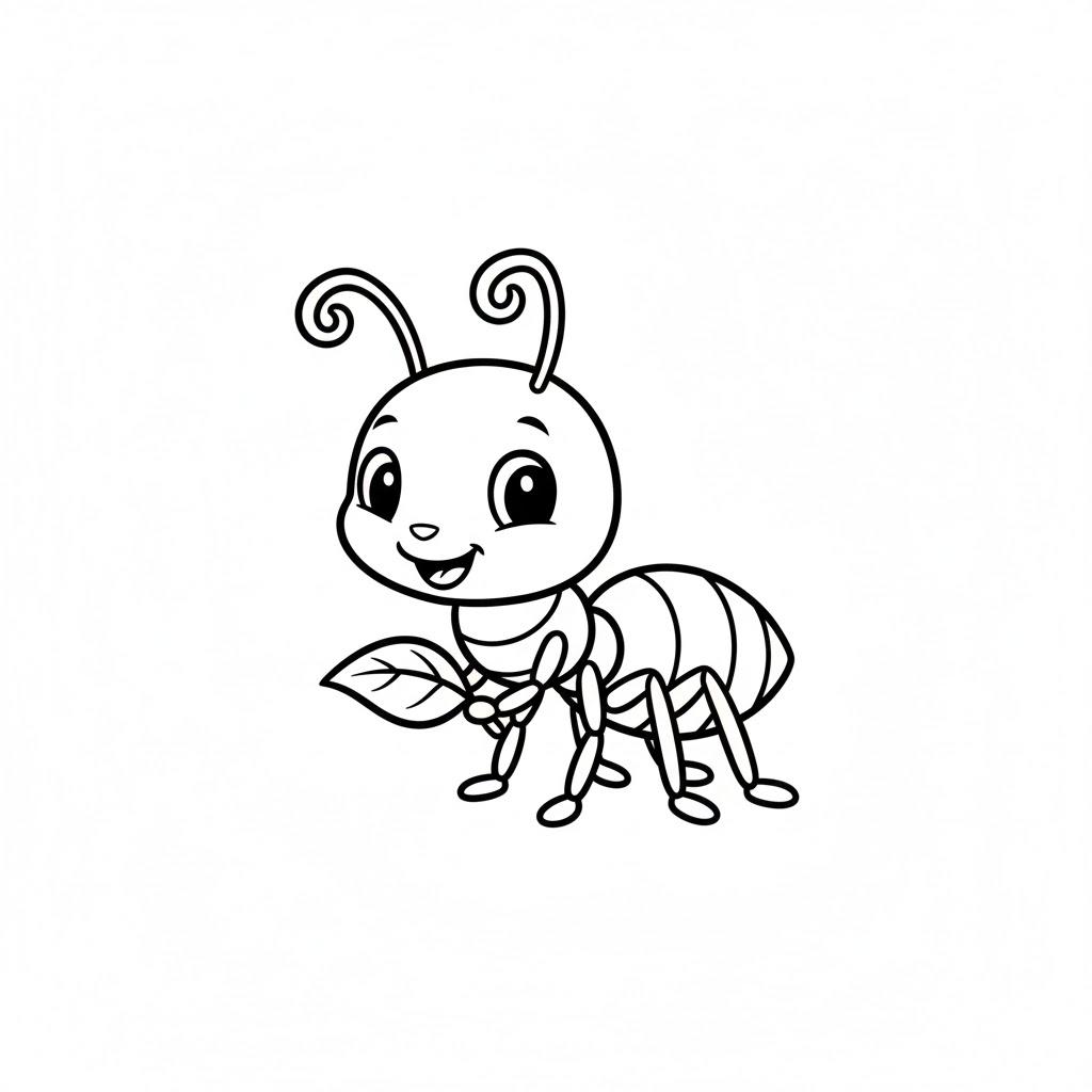Tô màu Con Kiến Nhỏ Bé