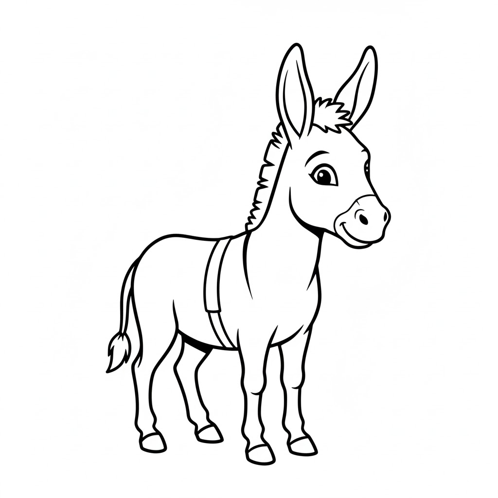 Tô màu Con Lừa Bình Thường