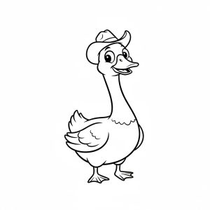 Tô màu Con Ngỗng Đáng Yêu