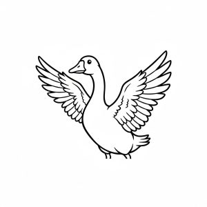 Tô màu Con Ngỗng Tò Mò