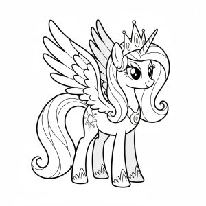 Tô màu Công Chúa Celestia Diệu Kỳ